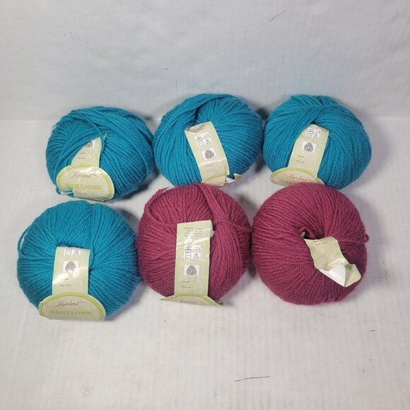 6 Skeins Jojoland Baritone Discounted Wool Worsted Yarn - Picture 1 of 7